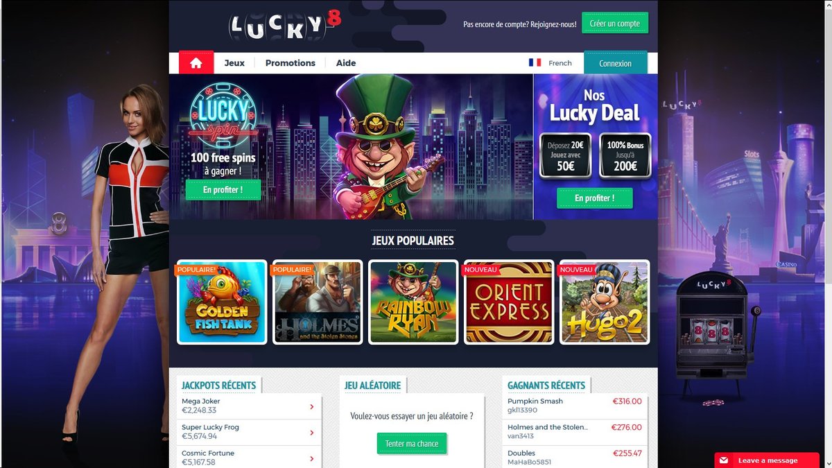 Avis casino Lucky8 : est ce un casino en ligne intéressant ?